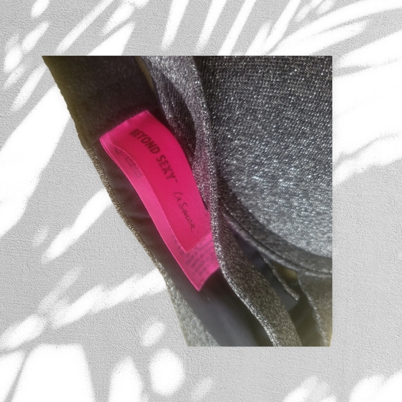 SPARKLY GREY BRA - Picture 5 of 5